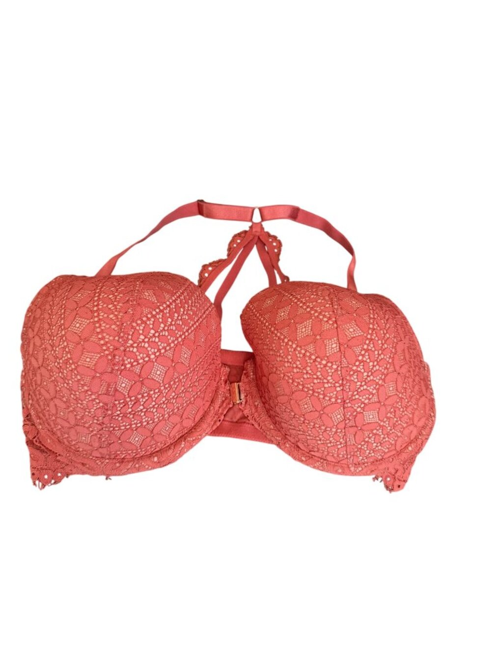 Victorias Secret Dream Angels Lace Lined Demi Bra 40DDD Adjustable Straps Women’